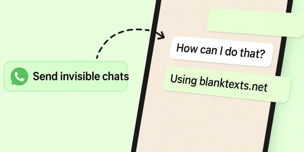 Invisible text for WhatsApp Invisible text for WhatsApp